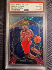 2020 SELECT COSMIC PRIZM TYRESE MAXEY ROOKIE RC PSA 10