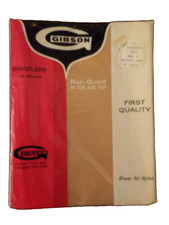 Vtg Gibson Seamless Mesh Size 9 Desert Sand, Nylon Run-Guard Toe  Top Stockings