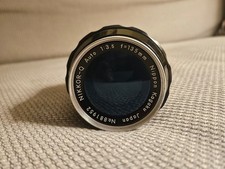 Nikon Nikkor-Q Auto 135mm 3.5 Non-AI Manual Focusing Lens