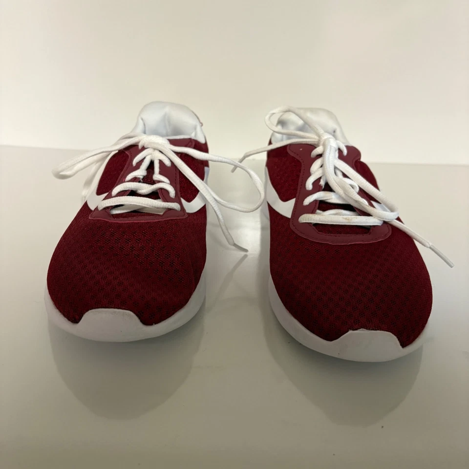 Zapatillas deportivas Athletic Works para mujer de espuma viscoelástica granate talla 9,5 ligeras con cordones Foto 2 de 4