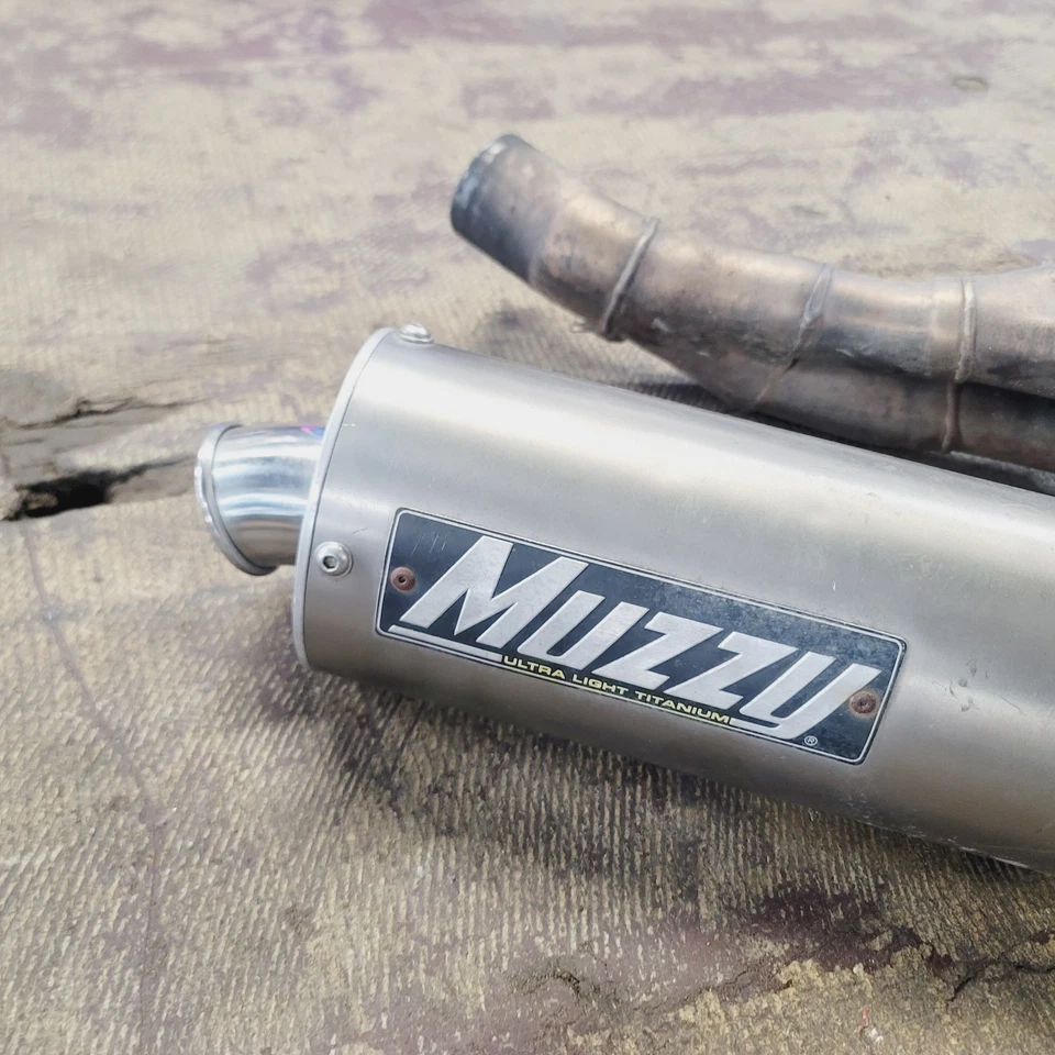 03-06 KAWASAKI Z1000 MUZZY EXHAUST PIPE MUFFLER SLIP ON SILENCER SET PAIR Dented - Image 2 of 4