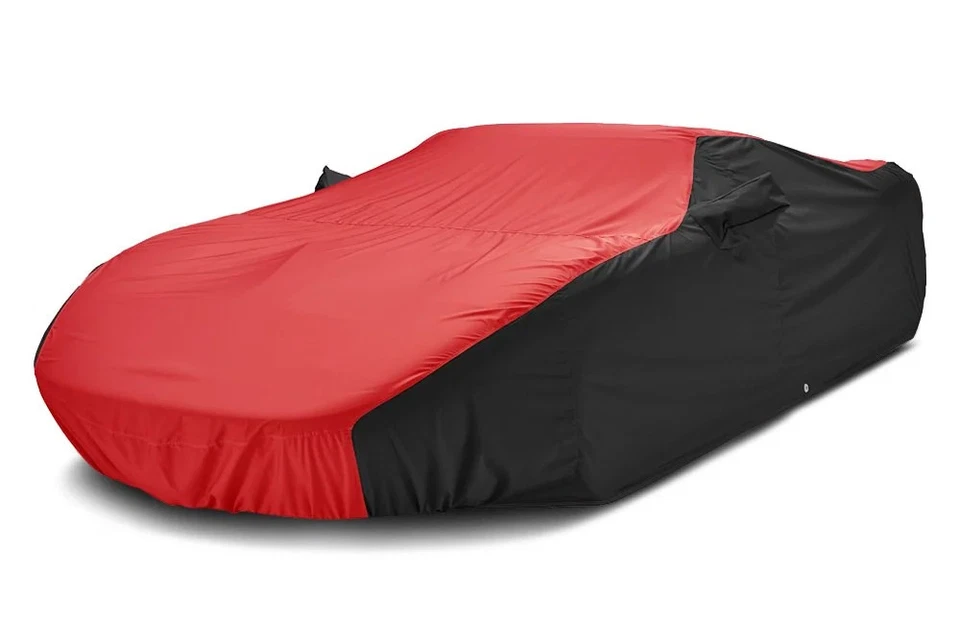 For BMW 850Ci 93-97 WeatherShield HP Two-Tone Red Custom Car Cover w Black Sides Foto 2 de 4