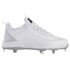 Rawlings Mens Bullpen Low Baseball Cleats US 8 D White Athletic NWOB