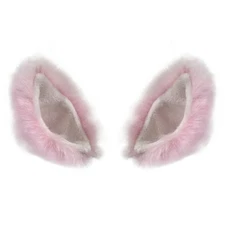 2Pcs Motorcycle Helmet Cat Ears Cute Accessories For Snowboarding Skiing ASKF