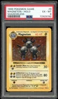 1999 POKEMON BASE SET SHADOWLESS #9 MAGNETON-HOLO PSA 6