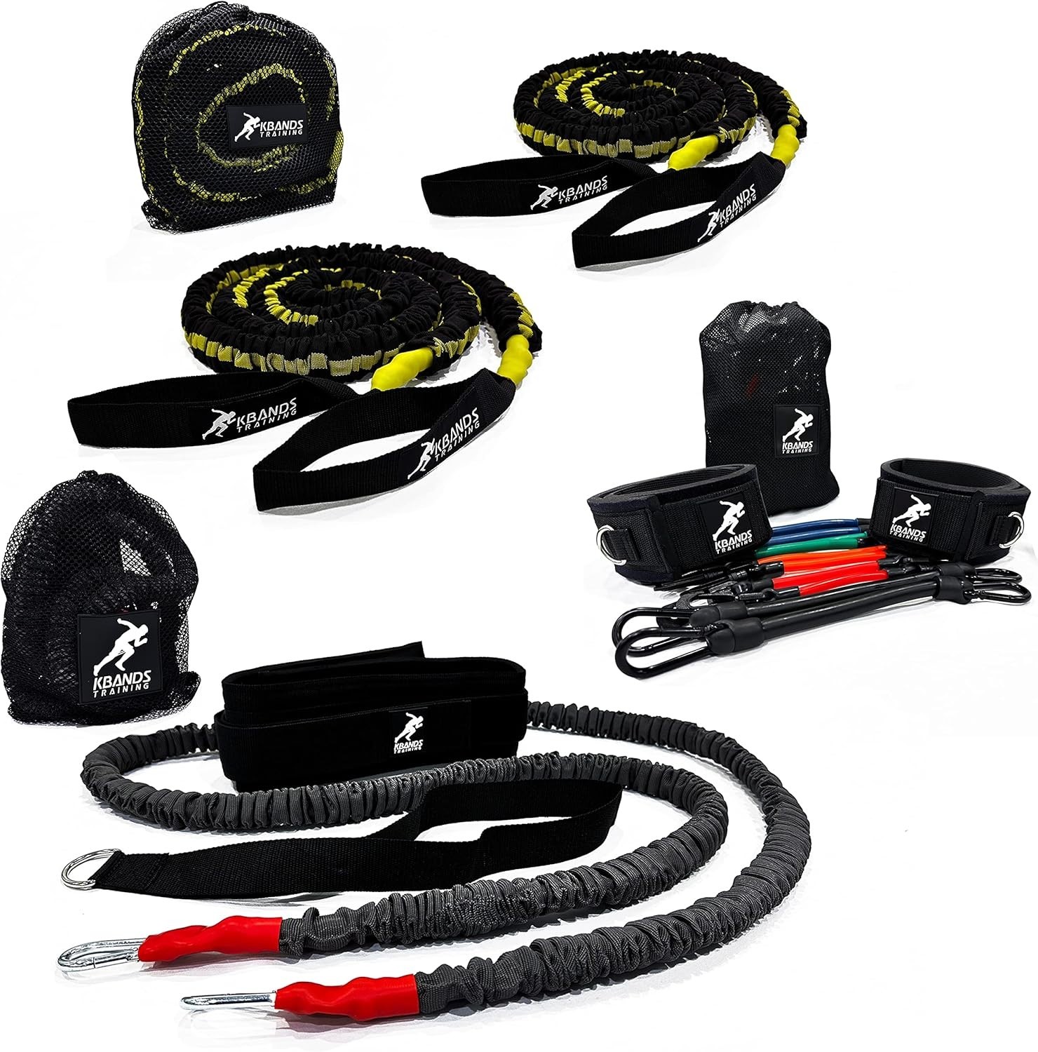 Elite Speed Training Kit - Kbands Leg Resistance Bands, Reac