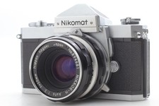  Exc 5 Nikon Nikomat FTN 35mm Film Camera Body Silver  50mm F2 Lens From Japan