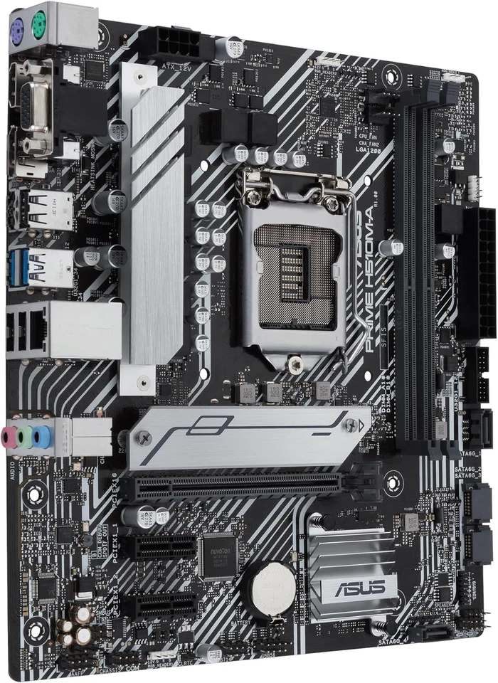 PRIME H510M-A, Scheda Madre Intel H510 (LGA 1200) Micro ATX Con Pcie 4.0, Slot M - Immagine 3 di 4