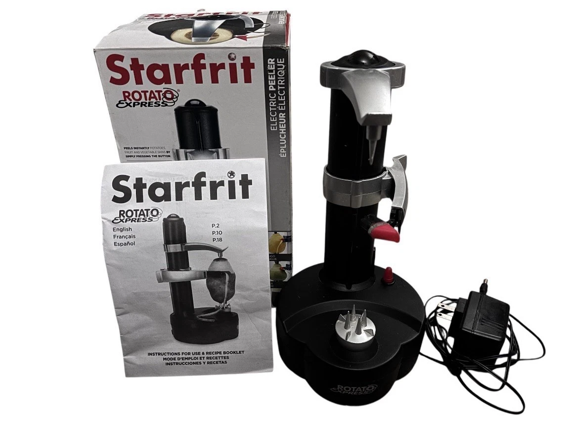 Starfrit Rotato Express Electric Peeler AC Or Battery With Original Box