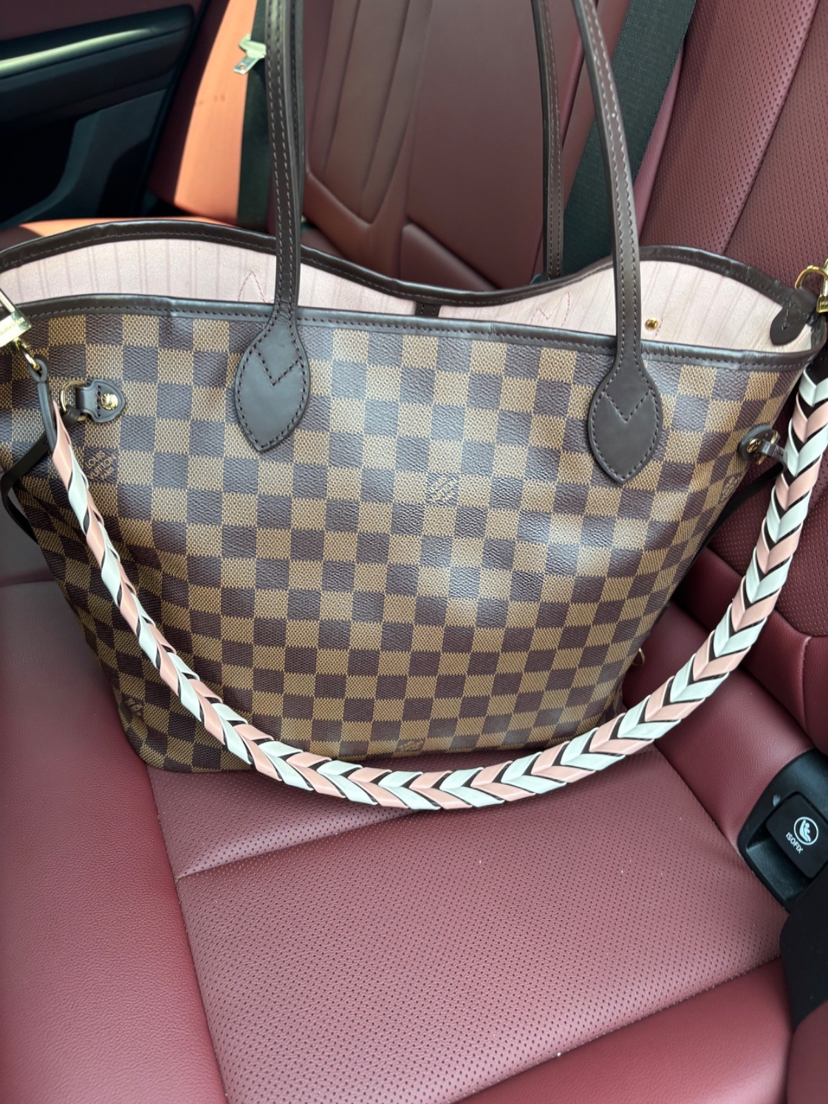 Louis Vuitton Neverfull MM Monogram Brown Canvas Tote Bag