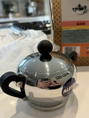 Alessi Bombe Sugar Bowl. New In Box. Made In Italy. Gorgeous!