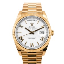Rolex Day-Date 40 228238 18K Yellow Gold White Dial 2024 Model
