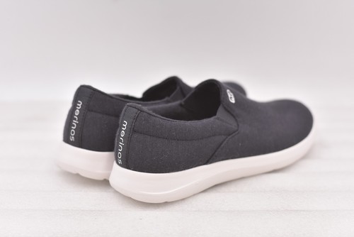 Klassische Damen-Slipper Merino in Dunkelmarine/Weiß Größe 7 - Bild 5 von 6