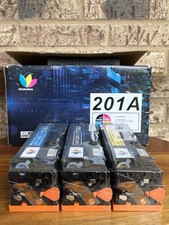 HP Compatible 201A Laser Toner Cartridge Replacements, CF400A, CF401A, CF402A