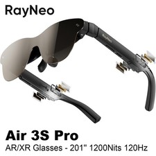 TCL RayNeo Air 3S Pro Smart AR Glasses 201'' 1200Nits 120Hz HueView 2.0 Screen