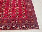 Rare Hand knotted Vintage Pakistani Bokhara Jhaldar Wool Area Rug 13 x 8 Ft — photo 7