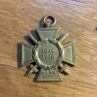 Ww1 Germa Hindenburg Cross 1914-18 Military Medal Marked