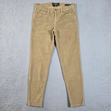 Lucky Brand Pants Women 8 29x29 Khaki Corduroy Sofia Skinny Mid Rise Stretch