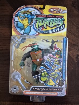 2006 Teenage Mutant Ninja Turtles Fast Forward Michaelangelo Figure New