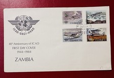 Zambia 1984 ICAO Anniversary 40TH FDC