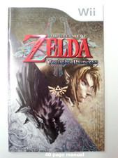 Nintendo Wii Instruction Booklet MANUAL ONLY Original Zelda Twilight Princess