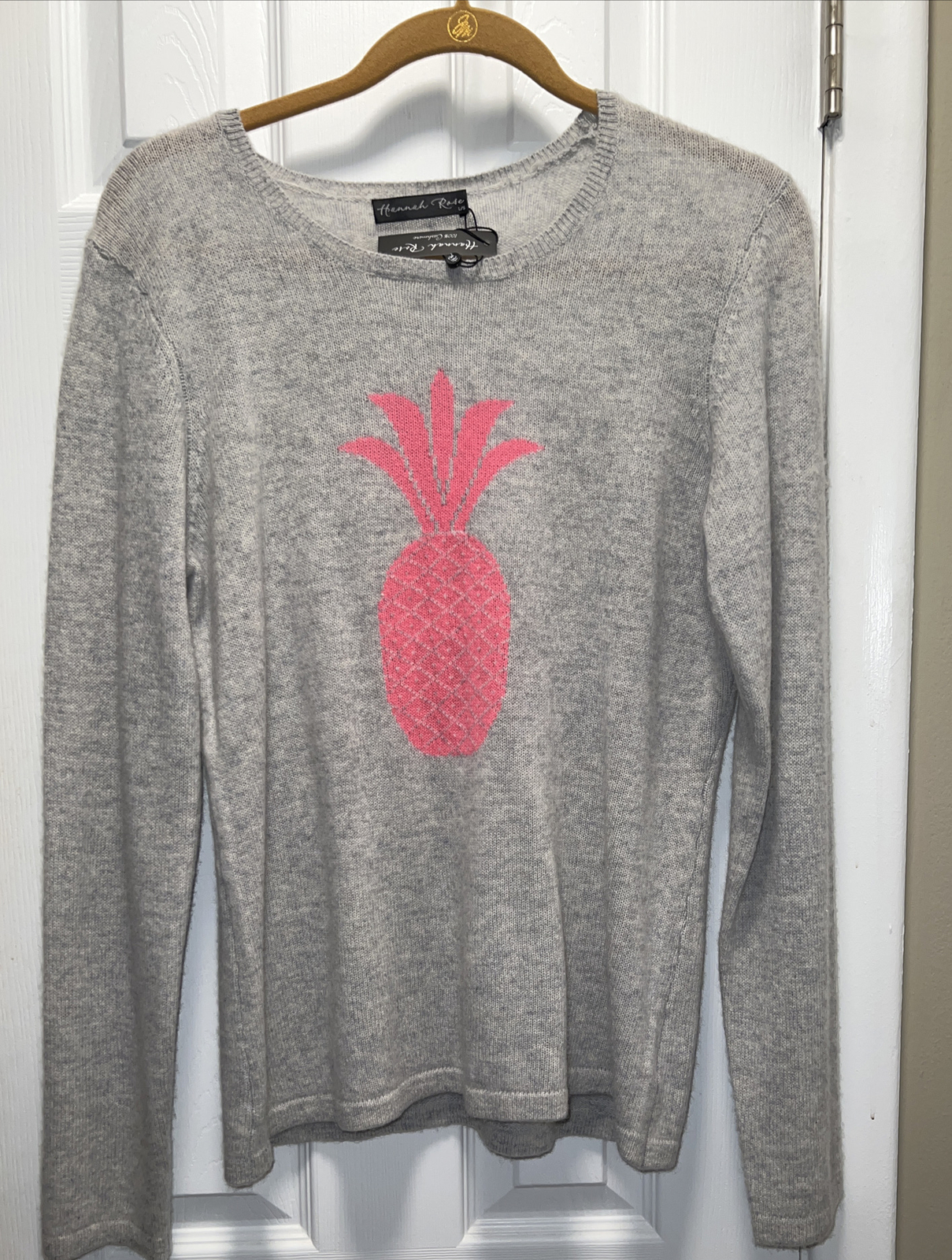 Hannah Rose Pineapple 100% Cashmere 