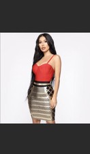 Sexy Red Bandage Bodycon Dress S