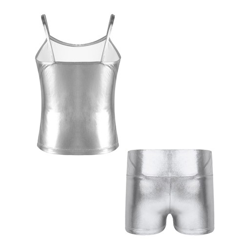 Kids Girls Dance Outfit Sports Sports Suit Yoga Dancewear Gymnastics Sportwear - Picture 24 of 69