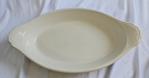 Vtg Hall Oval Brown Baking Dish # 529 Made in USA preowned - Picture 2 of 4