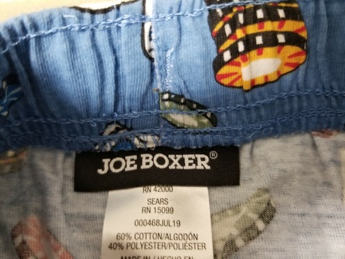 New Mens Joe Boxer Gambling Poker Dice Print Drawstring Lounge Sleep Pants. - 第 3/5 張圖片