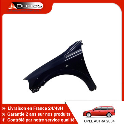 Aile Avant Gauche Pour OPEL ASTRA G - Référence 93190357 - Gris Clair - Occasion En Bon état - Garantie 24 Mois