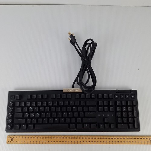 EVGA USB Z20 RGB Optical Mechanical Gaming Keyboard 811-W1-20US-KR Black Tested - Picture 13 of 15