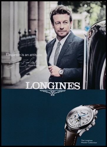 Simon Baker 1-page clipping 2021 print 