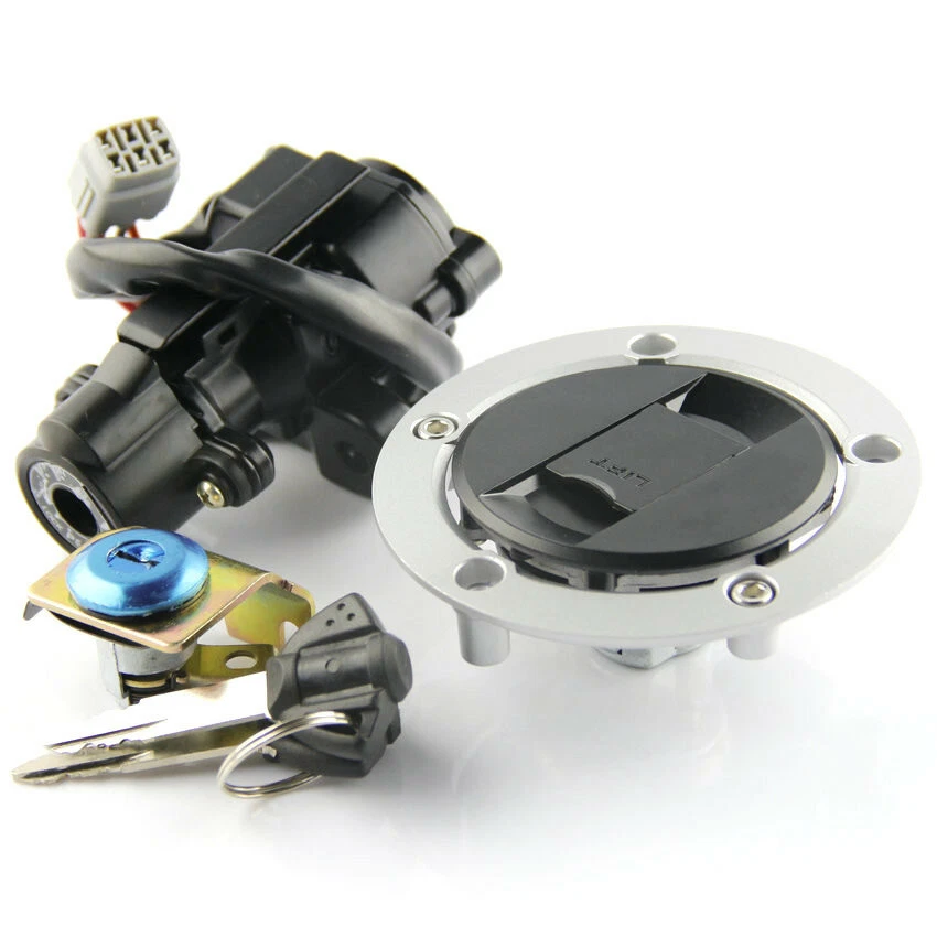 Juego de bloqueo de interruptor de llave de encendido para Suzuki GSXR600 GSX-R600 GSXR750 GSXR1000 06-18 Foto 3 de 4