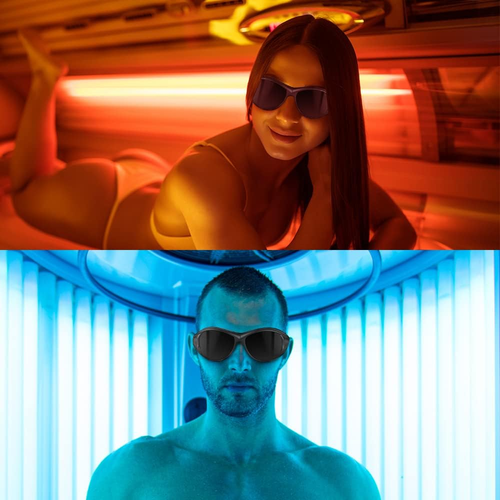 Red Light Therapy Glasses, Eyes Protection for Tanning Goggles, IPL Laser Safety - Picture 6 of 7