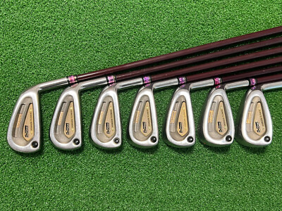 GOLF GEAR TG-TOUR Forged Ti-Face Iron Set 3-9 Right Handed Graphite Regular Flex