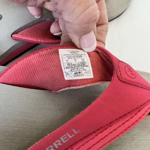 Merrell Cedrus Paradise Pink Flip Slip-on Thong Women's Sport Sandal Size 11 - Picture 7 of 8