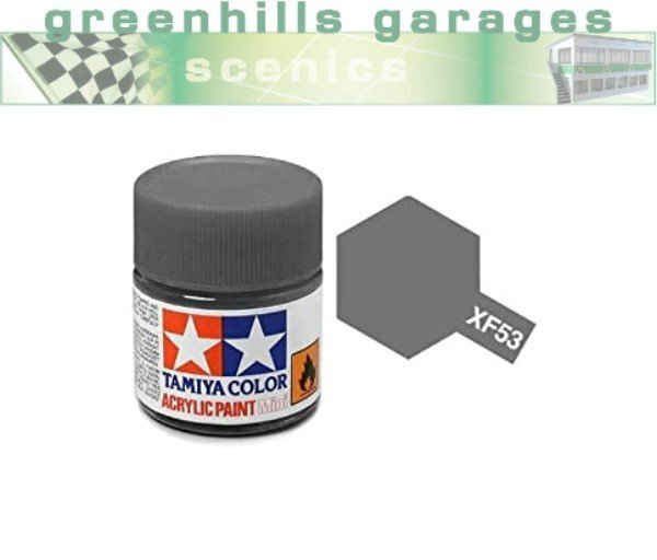 Greenhills Tamiya 10ml Bottle of Acrylic Paint - Neutral Grey XF-53 81753 - C593