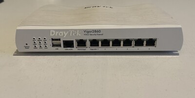DrayTek Vigor 2860 WLAN Router (V2860) + Netzteil 