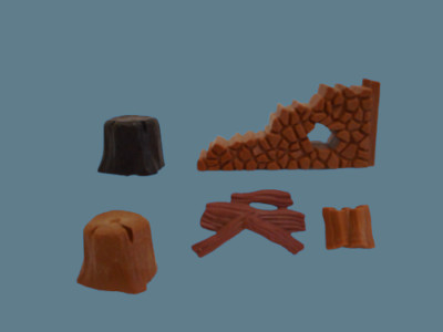 Playmobil Holz Holzstapel Strandgut Baumstamm Auswahl uvm. Western Mittelalter