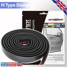 2m UK Car Rubber Seal Strip Car Front Rear Windshield Edge Sunroof Weatherstrip