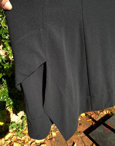 Animale Studio Black Sleeveless Waterfall Jacket XXL BNWT - Size 44 - Picture 12 of 12