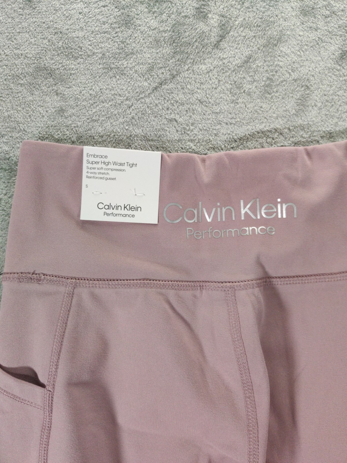 Calvin Klein Leggings Women's Small Mave Performance Embrace Super High Waist thumbnail 8