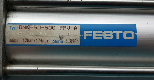 FESTO DNC-50-500-PPV-A Normzylinder 163380 Serie 1189R 12bar/174psi - Bild 3 von 6