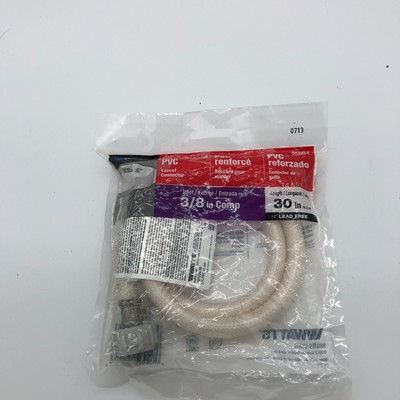 Watts (LPBC30-68CP) Faucet Connector 30 ,3/8 OD Inlet X 1/2  FIP Outlet,