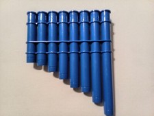 Blue Pan Flute Pipe.