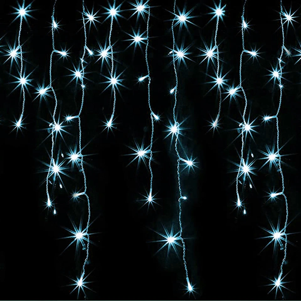 2025 New Stock Magical Icicle Christmas Fairy Lights 6/10/20 Metres, - Image 4 of 4