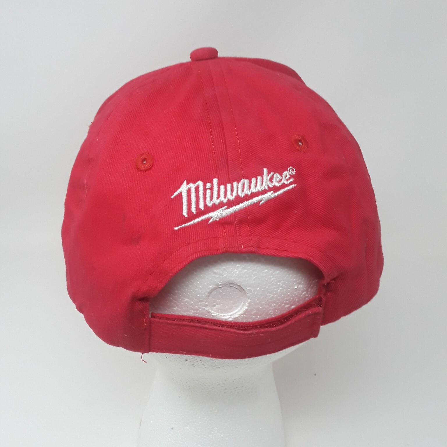 Milwaukee Hat Cap Strapback Red Adjustable Embroi… - image 5