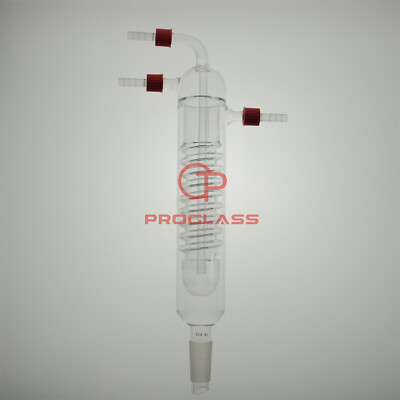 Lab Friedrichs Condenser With Three Removable Hose Connections