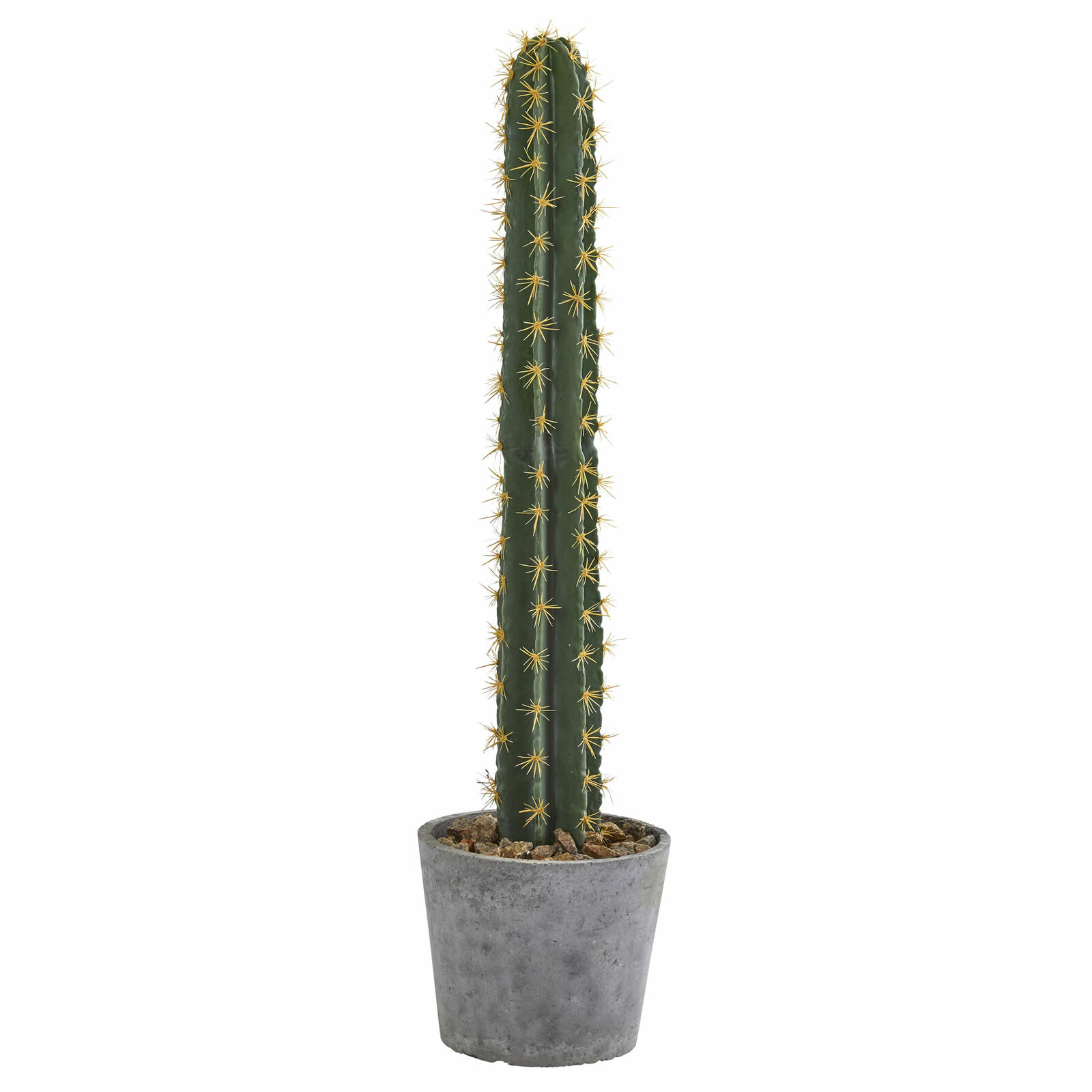 Artificial 41" Cactus in Stone Planter Holiday Decor
